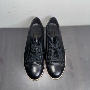 To Boot New York Black Leather Sneakers